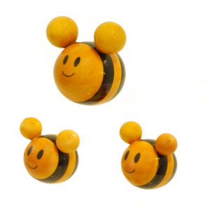 Buzzing Bees Fridge Magnet
