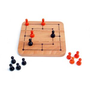 Wooden Six Men's Morris