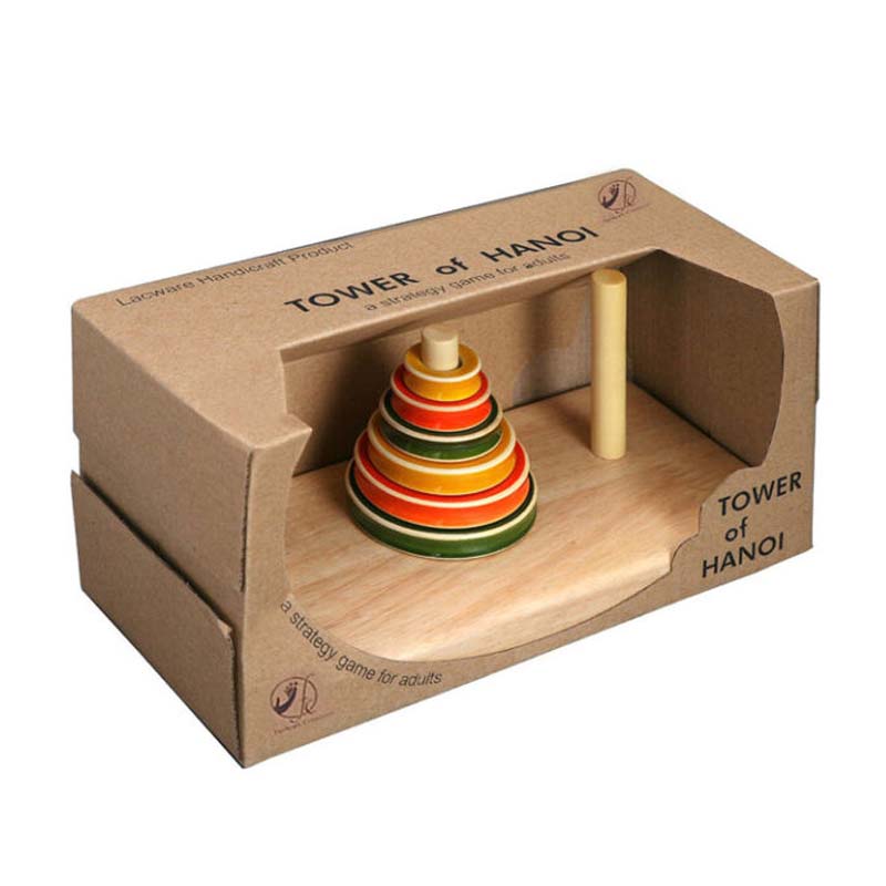 Wooden Tower of Hanoi (Edge) 4