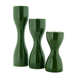 Triune ( Orange ) Set of 3 Candle Holder