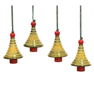 Wooden Christmas Decor : FIR ( Set of 4)