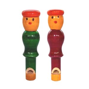 Man Whistle Set of 2